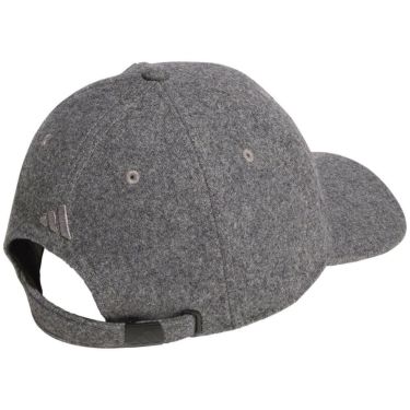 アディダス adidas　メンズ ウール スリーストライプス キャップ KQE28 JN9775 コアヘザー　2025年モデル コアヘザー 詳細2