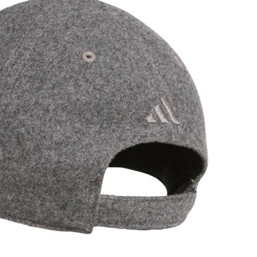 アディダス adidas　メンズ ウール スリーストライプス キャップ KQE28 JN9775 コアヘザー　2025年モデル コアヘザー 詳細3