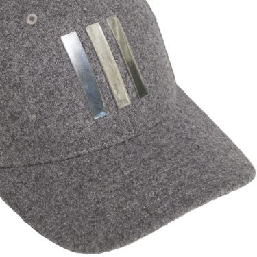 アディダス adidas　メンズ ウール スリーストライプス キャップ KQE28 JN9775 コアヘザー　2025年モデル コアヘザー 詳細4