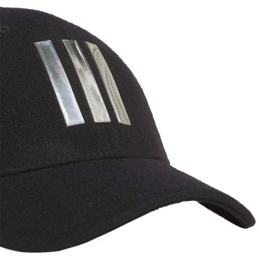 アディダス adidas　メンズ ウール スリーストライプス キャップ KQE28 JX7029 ブラック　2025年モデル ブラック 詳細3