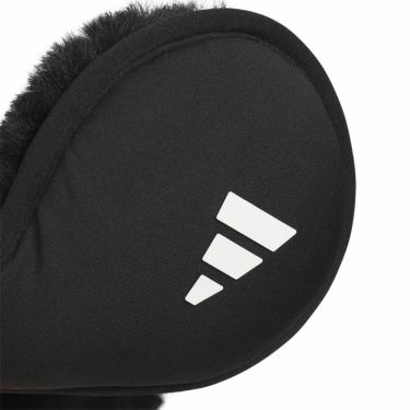 アディダス adidas　メンズ イヤーウォーマー MMS59 JM7228 ブラック/ホワイト　2025年モデル ブラック/ホワイト 詳細4