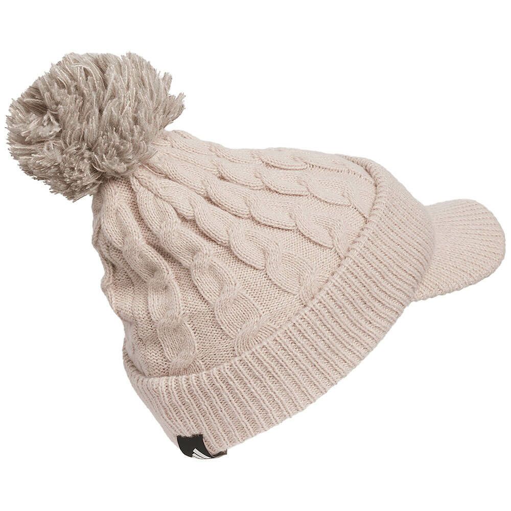 アディダス adidas　レディース ポンポン ブリム ニットキャップ KQE23 JX7041 ワンダータープ　2025年モデル ワンダータープ 詳細2