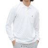 マンシングウェア Munsingwear　メンズ リンクスジャカード 長袖 ポロシャツ MG5FLS81M　2025年モデル 詳細1 詳細9