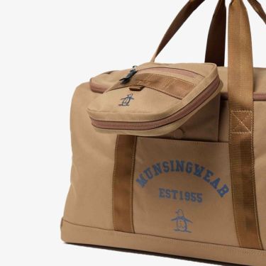 マンシングウェア Munsingwear　ディタッチャブル ポーチ ボストンバッグ MG5FBB02M BG00 ベージュ　2025年モデル ベージュ 詳細5