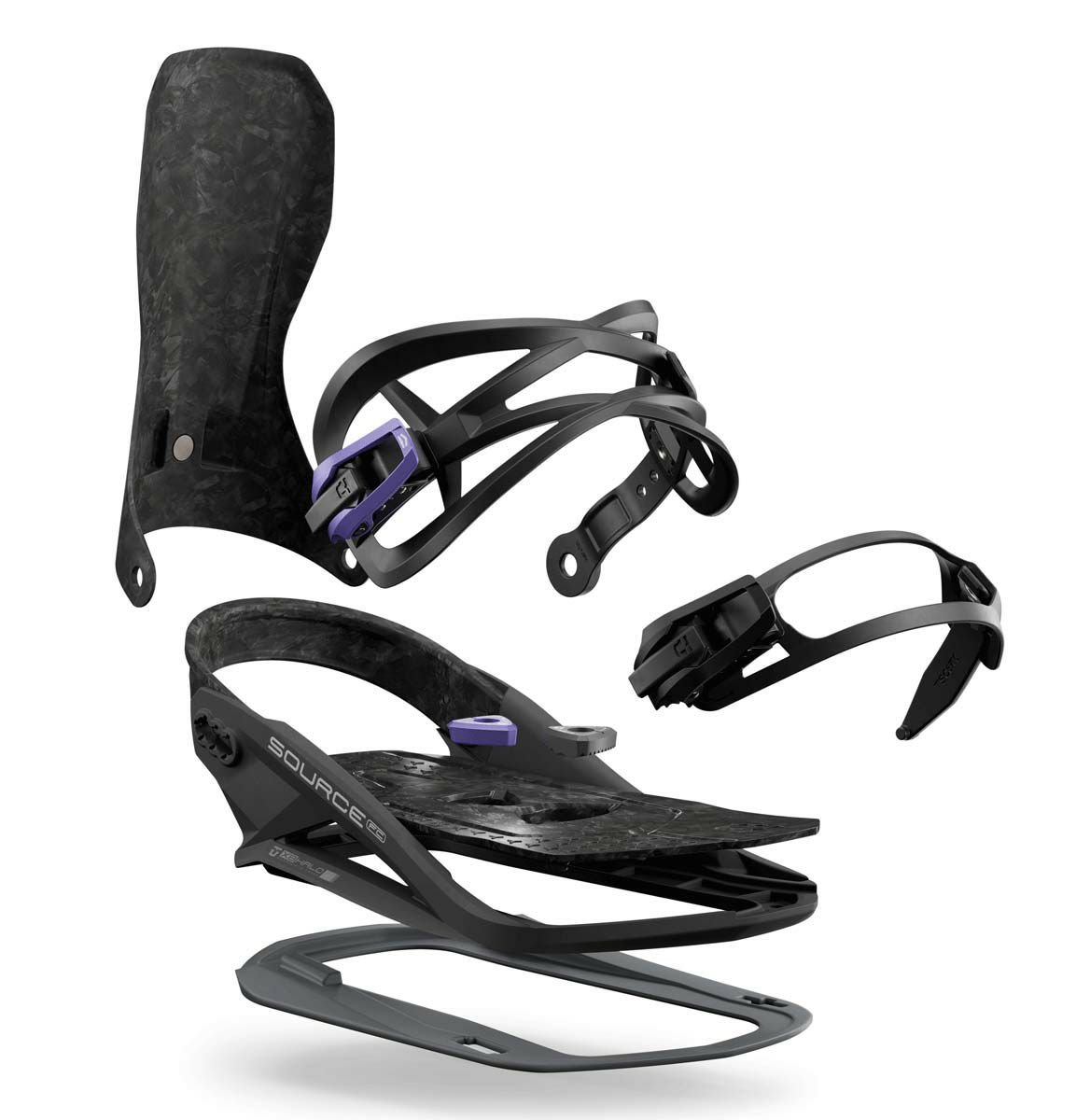 ユニオン UNION　SOURCE FC ソース エフシー BLACK　スノーボードビンディング 2025-2026 詳細6