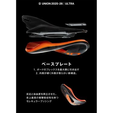 ユニオン UNION　ULTRA ウルトラ ICE GREY　スノーボードビンディング 2025-2026 詳細4