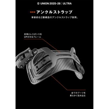 ユニオン UNION　ULTRA ウルトラ SAGE　スノーボードビンディング 2025-2026 詳細6
