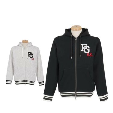 パーリーゲイツ PEARLY GATES　メンズ Peダンボールワッフル 長袖 フルジップ フーディ 053-5262911　2025年モデル 詳細1