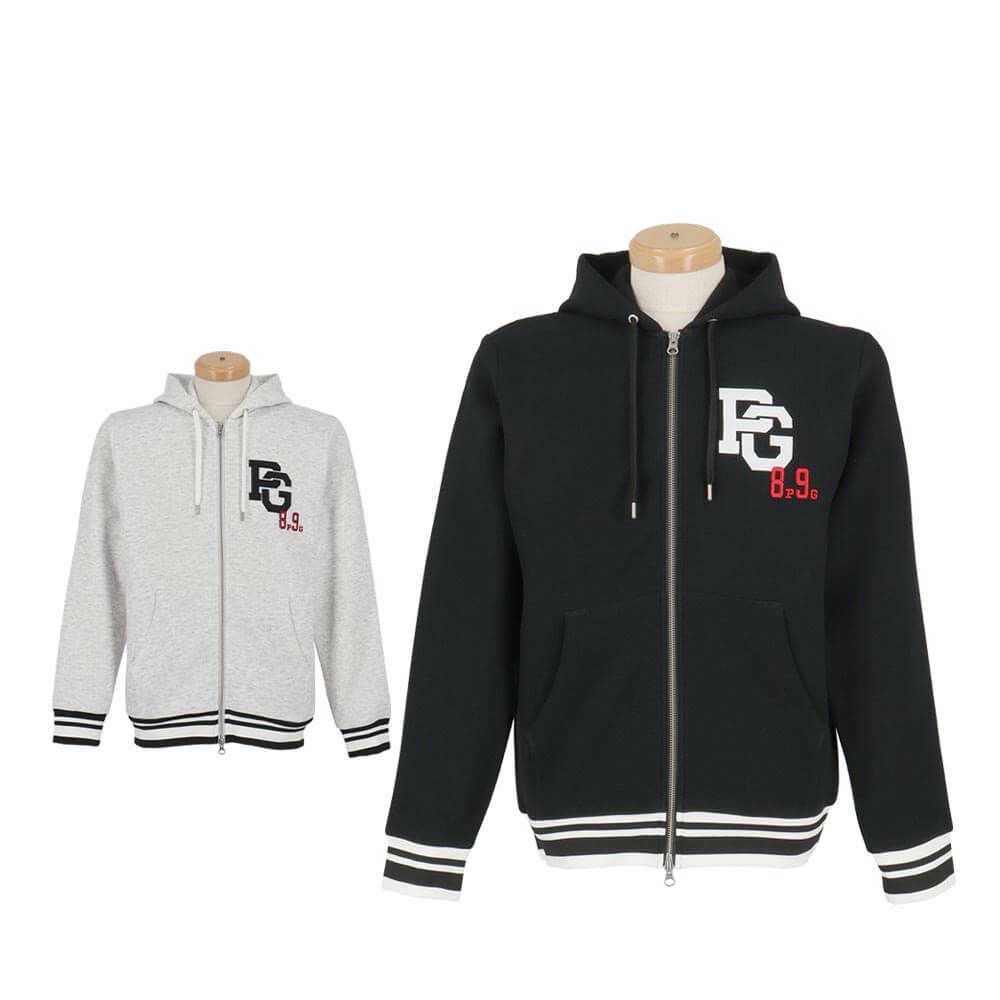 パーリーゲイツ PEARLY GATES　メンズ Peダンボールワッフル 長袖 フルジップ フーディ 053-5262911　2025年モデル