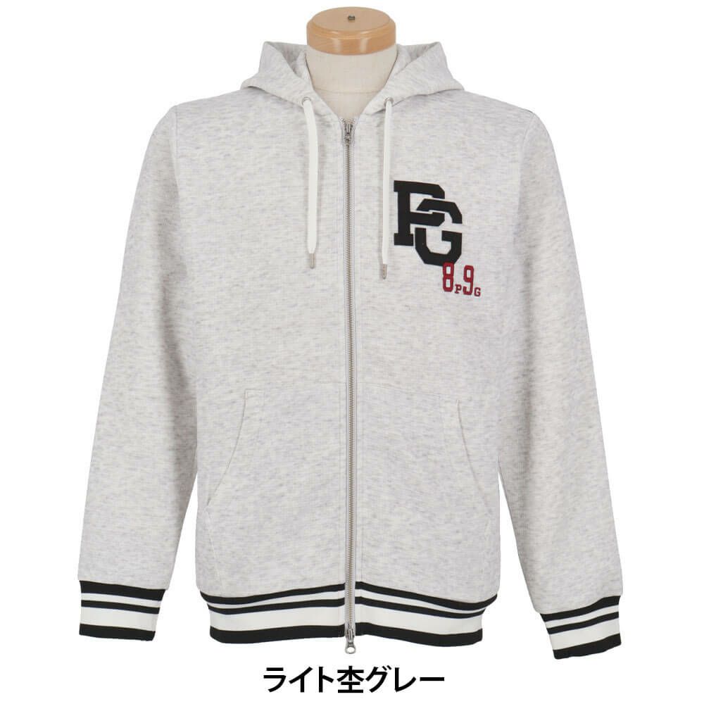 パーリーゲイツ PEARLY GATES　メンズ Peダンボールワッフル 長袖 フルジップ フーディ 053-5262911　2025年モデル 詳細1 詳細2