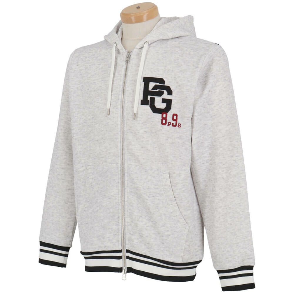 パーリーゲイツ PEARLY GATES　メンズ Peダンボールワッフル 長袖 フルジップ フーディ 053-5262911　2025年モデル 詳細1 詳細4