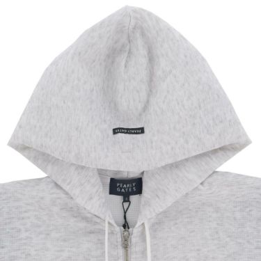 パーリーゲイツ PEARLY GATES　メンズ Peダンボールワッフル 長袖 フルジップ フーディ 053-5262911　2025年モデル 詳細1 詳細6
