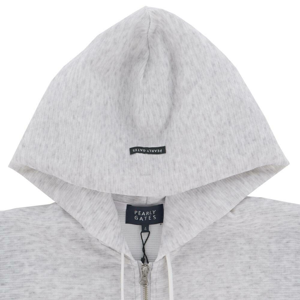 パーリーゲイツ PEARLY GATES　メンズ Peダンボールワッフル 長袖 フルジップ フーディ 053-5262911　2025年モデル 詳細1 詳細6