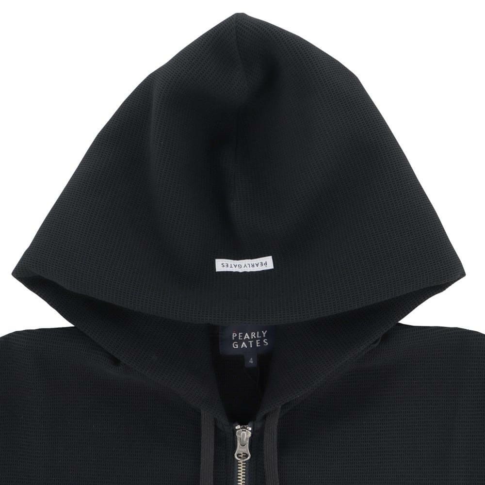 パーリーゲイツ PEARLY GATES　メンズ Peダンボールワッフル 長袖 フルジップ フーディ 053-5262911　2025年モデル 詳細1 詳細13