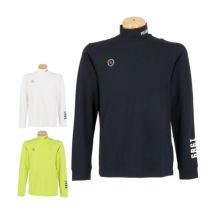 パーリーゲイツ PEARLY GATES　メンズ 綿ベア天竺 長袖 ハイネックシャツ カットソー 053-5266905　2025年モデル