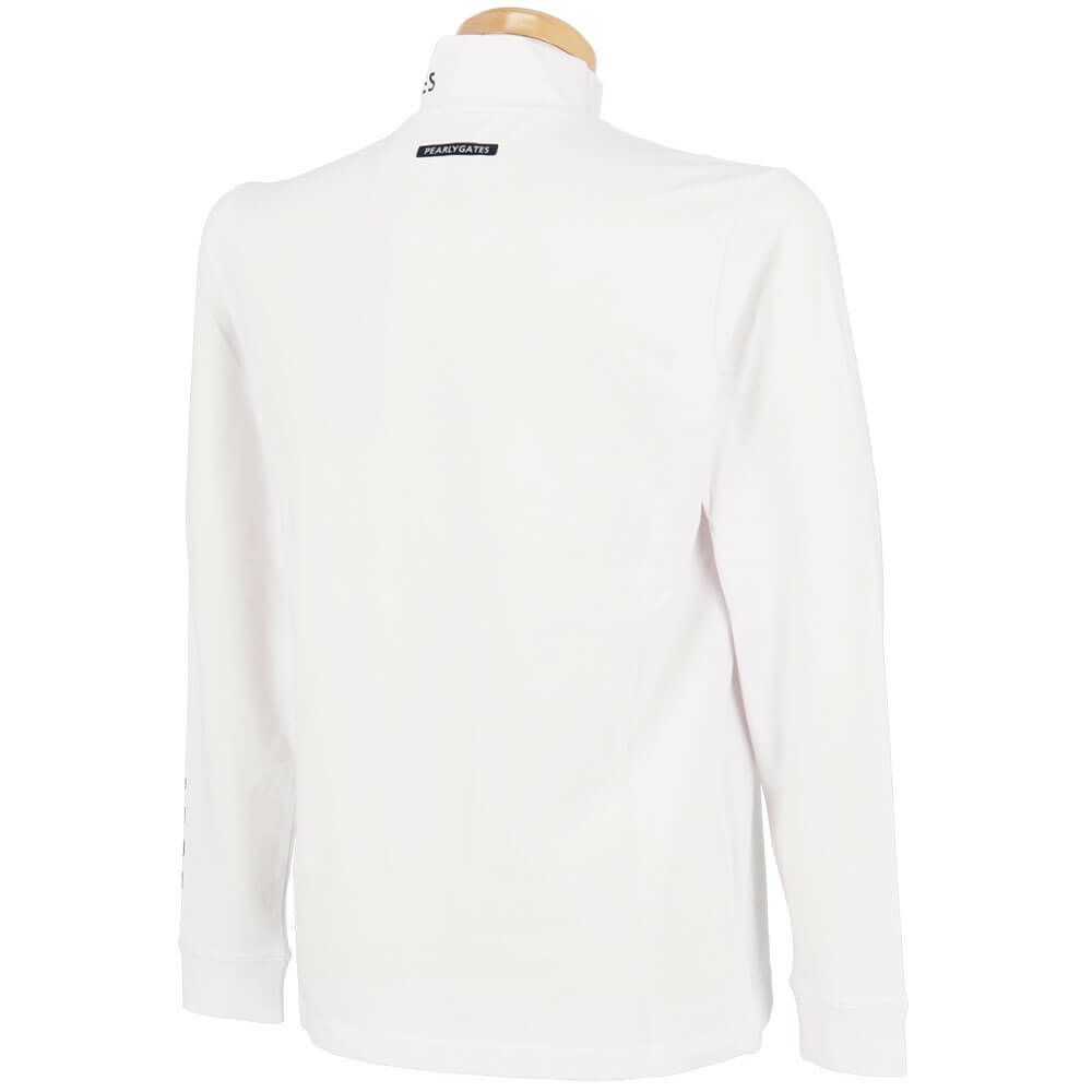 パーリーゲイツ PEARLY GATES　メンズ 綿ベア天竺 長袖 ハイネックシャツ カットソー 053-5266905　2025年モデル 詳細1 詳細3