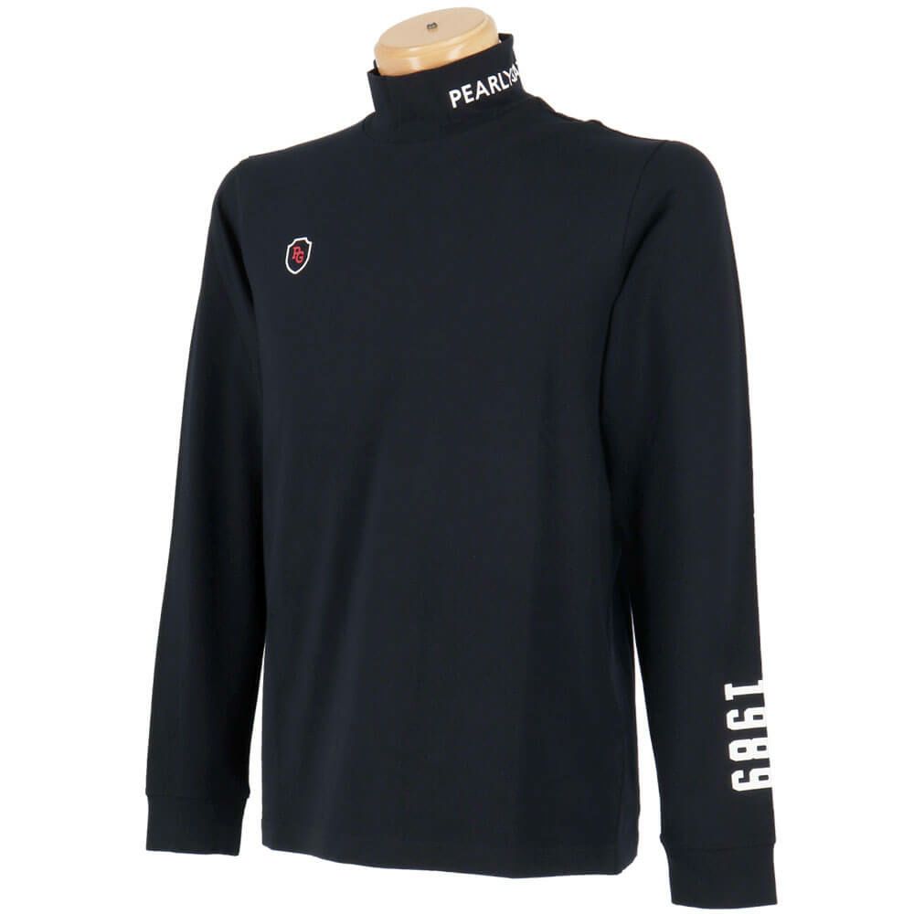 パーリーゲイツ PEARLY GATES　メンズ 綿ベア天竺 長袖 ハイネックシャツ カットソー 053-5266905　2025年モデル 詳細1 詳細7