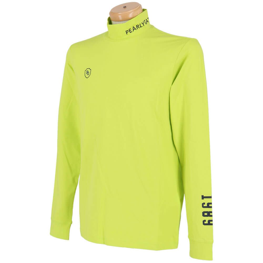 パーリーゲイツ PEARLY GATES　メンズ 綿ベア天竺 長袖 ハイネックシャツ カットソー 053-5266905　2025年モデル 詳細1 詳細14