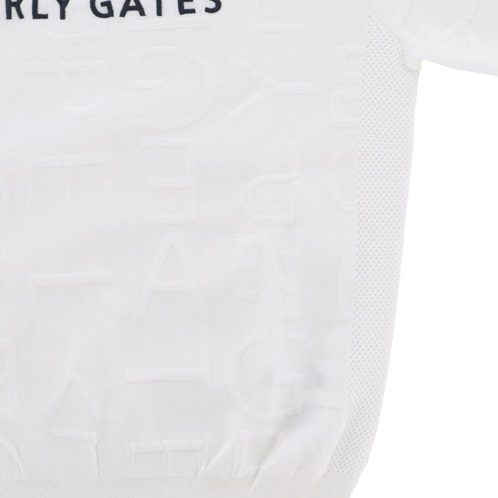 パーリーゲイツ PEARLY GATES　メンズ ジャガードロゴ総柄 長袖 クルーネック セーター プルオーバー 053-5270921　2025年モデル 詳細1 詳細7