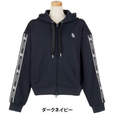 パーリーゲイツ PEARLY GATES　レディース Peスパンダンボールメッシュ 長袖 フルジップ フーディ 055-5262914　2025年モデル 詳細1 詳細8