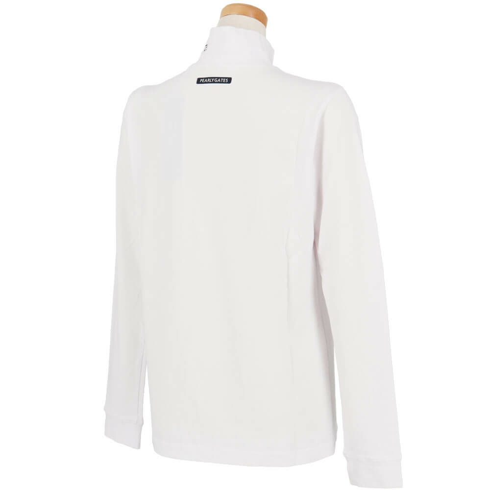 パーリーゲイツ PEARLY GATES　レディース 綿ベア天竺 長袖 ハイネックシャツ カットソー 055-5266906　2025年モデル 詳細1 詳細3