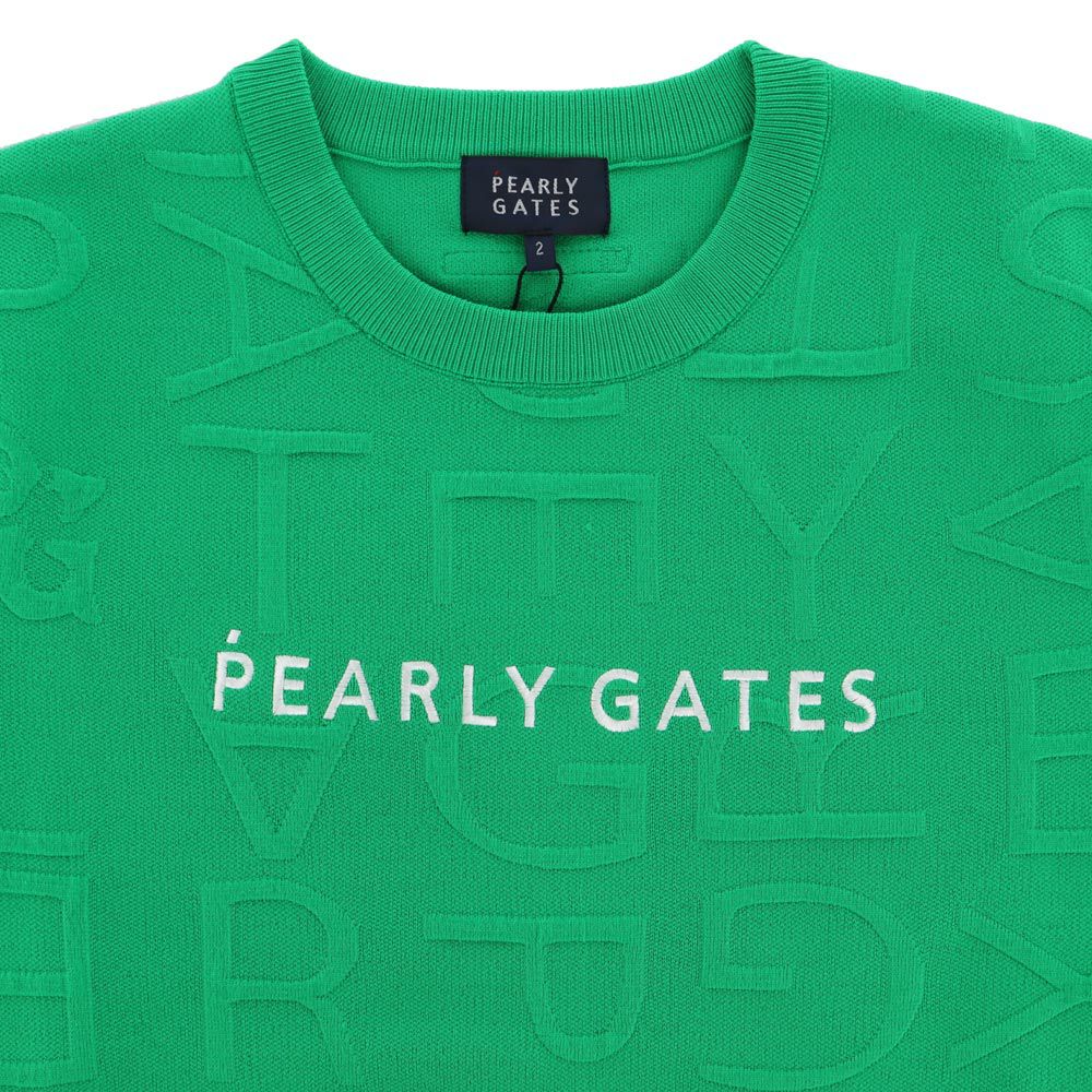 パーリーゲイツ PEARLY GATES　レディース ジャガードロゴ総柄 長袖 クルーネック プルオーバー 055-5270922　2025年モデル 詳細1 詳細9
