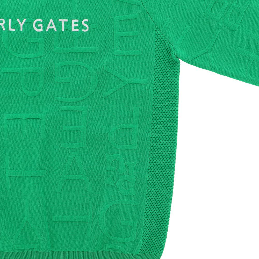 パーリーゲイツ PEARLY GATES　レディース ジャガードロゴ総柄 長袖 クルーネック プルオーバー 055-5270922　2025年モデル 詳細1 詳細11