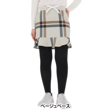 パーリーゲイツ PEARLY GATES　レディース Peスパンダンボール メッシュ スカート 055-5234914　2025年モデル 詳細1 詳細2