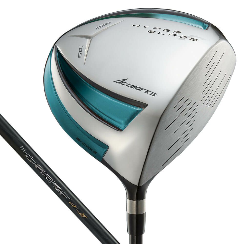 ワークスゴルフ　WORKS GOLF メンズ HYPER BLADE ハイパーブレード ガンマ ドライバー　Vspec α-3 シャフト