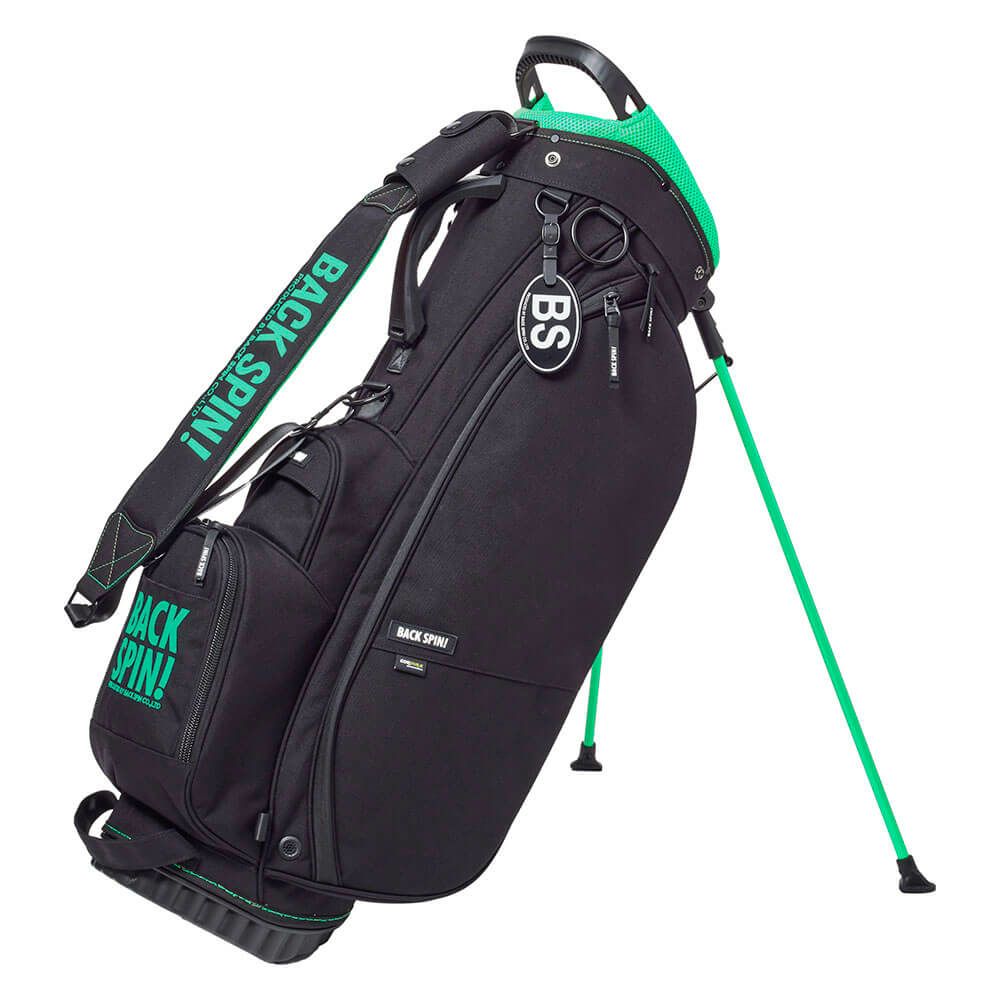 バックスピンゴルフ BACK SPIN! GOLF　軽量 スタンド キャディバッグ BSBD01C004 BK/MINT ブラック/ミント　2025年モデル ブラック/ミント（BK/MINT）