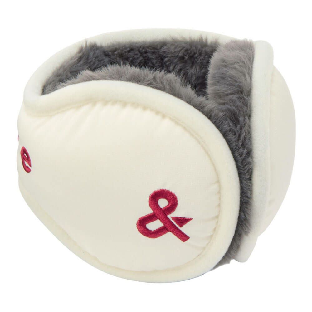 アンパスィ and per se　メンズ イヤーウォーマー AMF7605 10 ホワイト　2025年モデル ホワイト