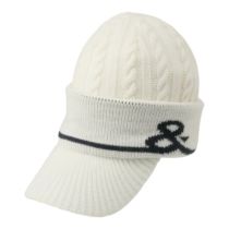 アンパスィ and per se　メンズ ニットキャップ AMF8515 10 ホワイト　2025年モデル