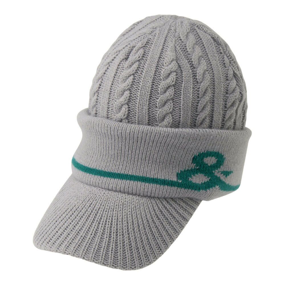 アンパスィ and per se　メンズ ニットキャップ AMF8515 23 グレー　2025年モデル グレー