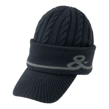 アンパスィ and per se　メンズ ニットキャップ AMF8515 30 ネイビー　2025年モデル ネイビー