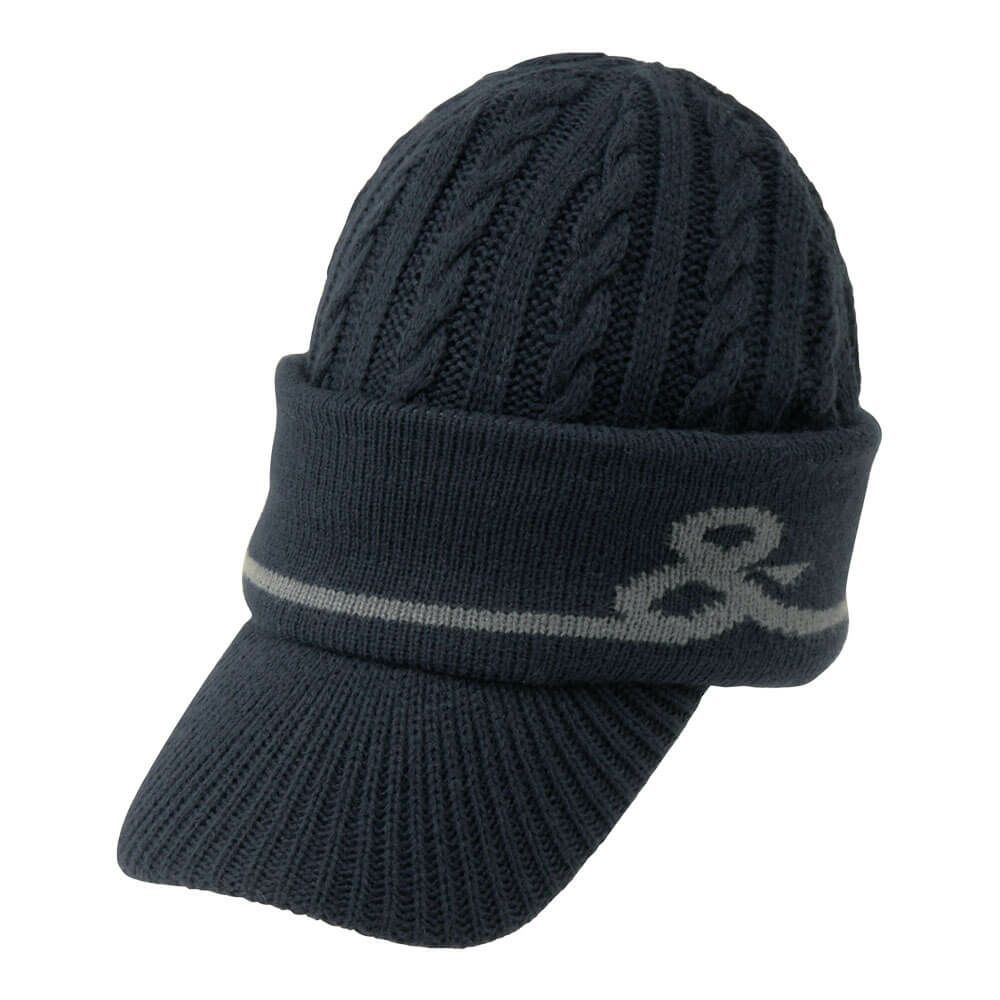 アンパスィ and per se　メンズ ニットキャップ AMF8515 30 ネイビー　2025年モデル ネイビー