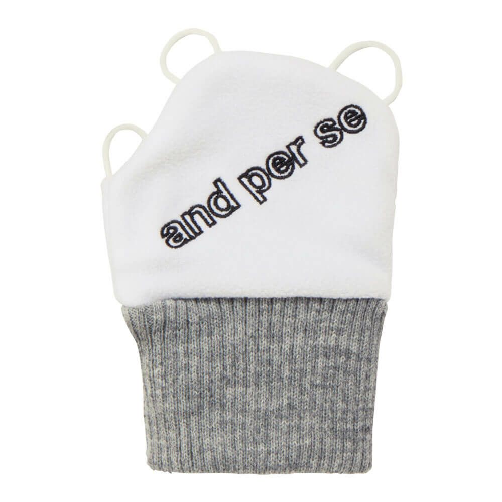 アンパスィ and per se　メンズ 右手用 手甲カバー AMF8805 10 ホワイト　2025年モデル ホワイト