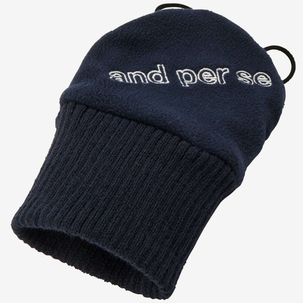 アンパスィ and per se　メンズ 右手用 手甲カバー AMF8805 30 ネイビー　2025年モデル ネイビー 詳細3