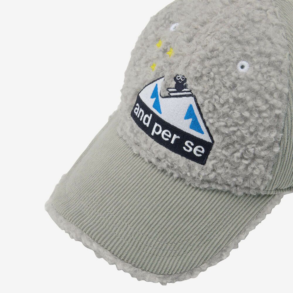 アンパスィ and per se　レディース キャップ AFF8415 23 グレー　2025年モデル グレー 詳細4