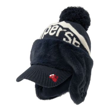 アンパスィ and per se メンズ ニットキャップ AMF8515 30 ネイビー