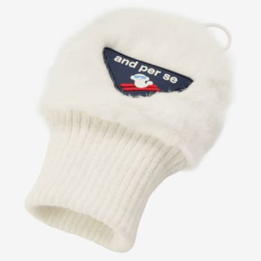 アンパスィ and per se　レディース 手甲カバー 右手用 ハンドウォーマー AFF8815 10 ホワイト　2025年モデル ホワイト 詳細3