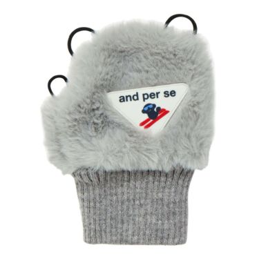 アンパスィ and per se　レディース 手甲カバー 右手用 ハンドウォーマー AFF8815 23 グレー　2025年モデル グレー