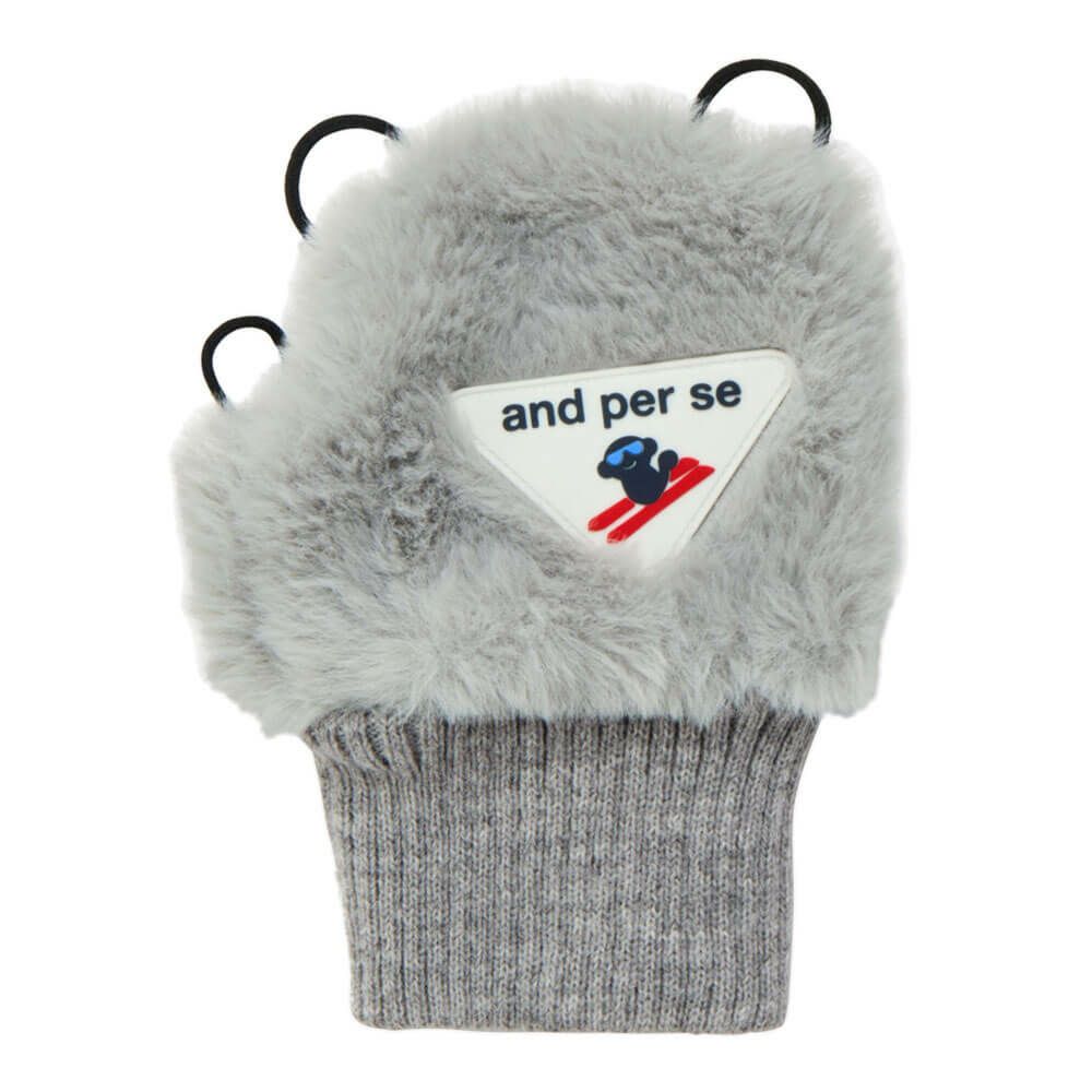 アンパスィ and per se　レディース 手甲カバー 右手用 ハンドウォーマー AFF8815 23 グレー　2025年モデル グレー