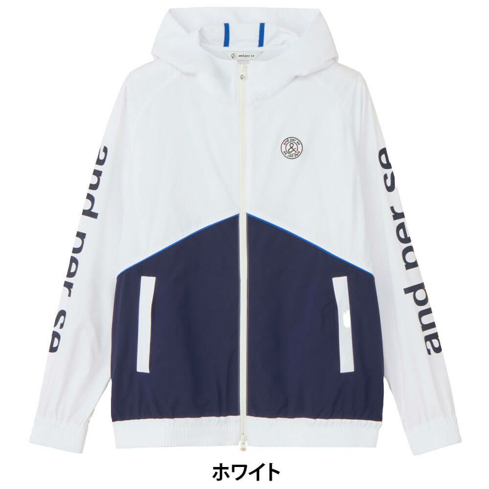 アンパスィ and per se　メンズ フード付き 長袖 フルジップ ブルゾン AMF1105G2　2025年モデル 詳細1 詳細2