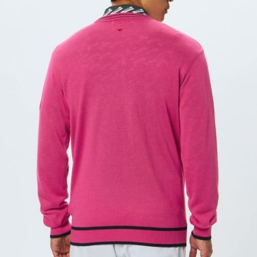 アンパスィ and per se　メンズ ロゴデザイン 長袖 クルーネック セーター AMF2345A7　2025年モデル 詳細1 詳細7