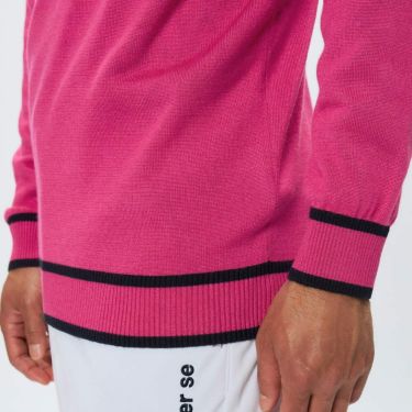 アンパスィ and per se　メンズ ロゴデザイン 長袖 クルーネック セーター AMF2345A7　2025年モデル 詳細1 詳細11