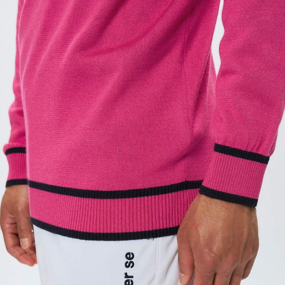 アンパスィ and per se　メンズ ロゴデザイン 長袖 クルーネック セーター AMF2345A7　2025年モデル 詳細1 詳細11