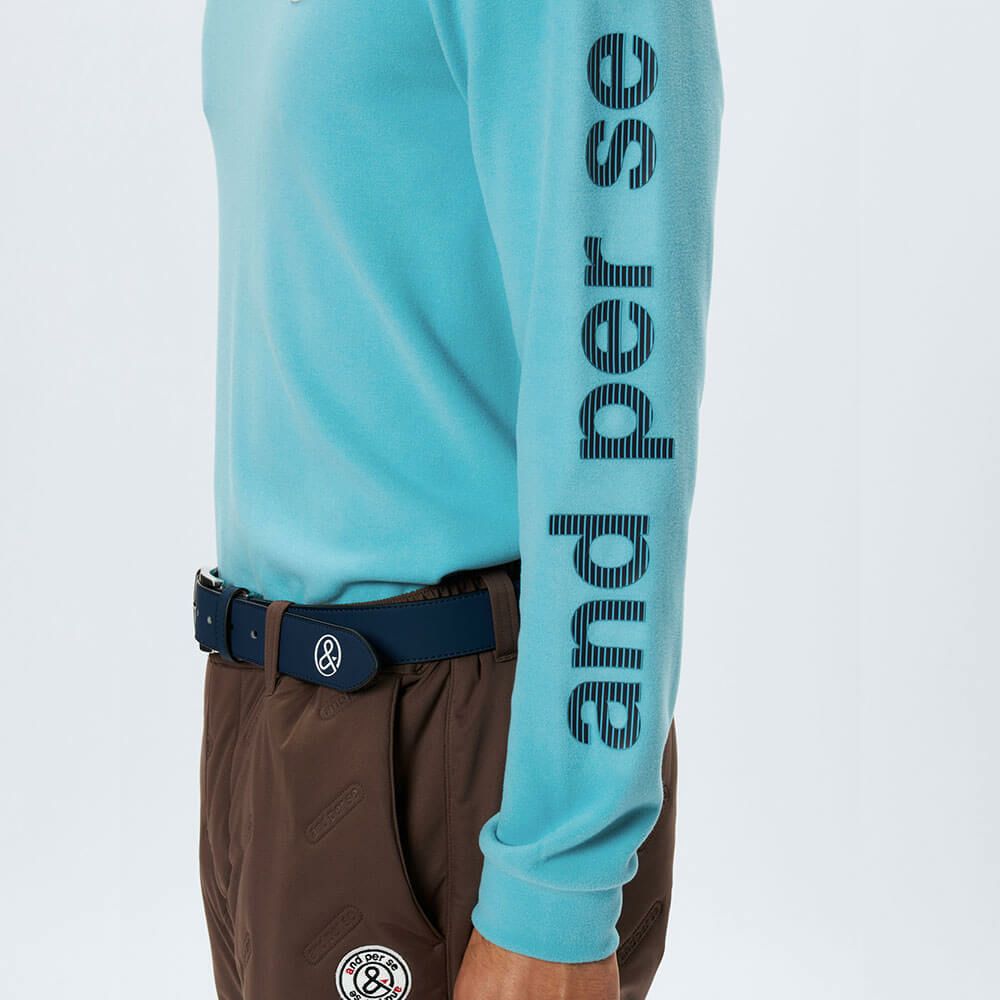 アンパスィ and per se　メンズ マシュマロスムース 長袖 ハイネック シャツ AMF9235V8　2025年モデル 詳細1 詳細10