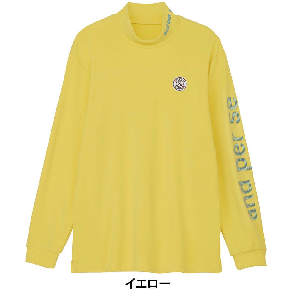 アンパスィ and per se　メンズ マシュマロスムース 長袖 ハイネック シャツ AMF9235V8　2025年モデル 詳細1 詳細11