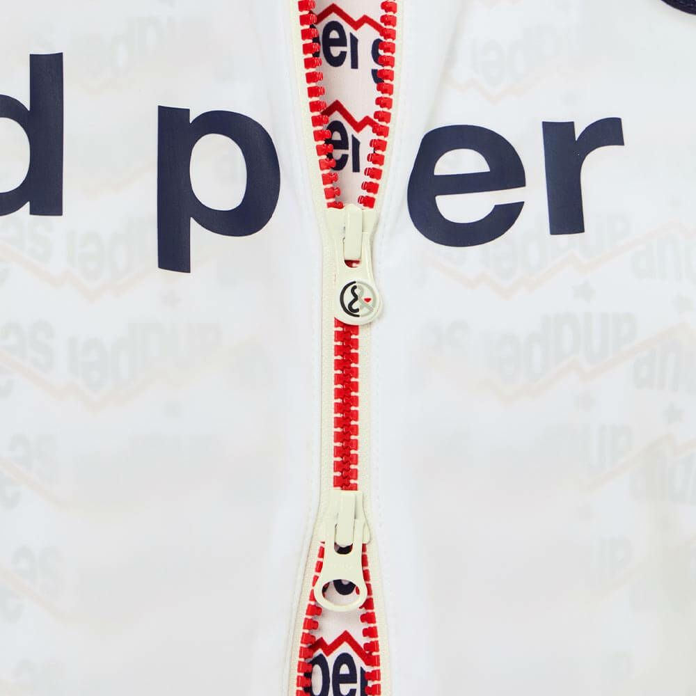 アンパスィ and per se　レディース ロゴプリント 長袖 フルジップ ブルゾン AFF1105G2　2025年モデル 詳細1 詳細8