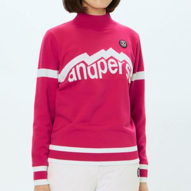 アンパスィ and per se　レディース ウインドシャッター袖 長袖 ハイネック セーター AFF2315A3　2025年モデル 詳細1 詳細5